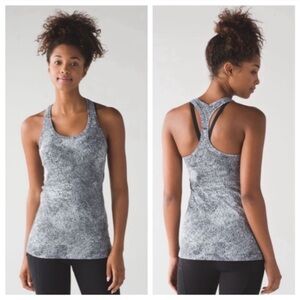 Lululemon Racerback Black and White Tank Top